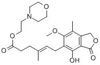 Structure of Mycophenolate mofetil