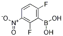 Structure of 2,6-Difluoro-3-nitrophenylboronic acid