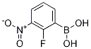 (2-fluoro-3-nitrophenyl)boronic acid结构式