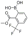 Structure of 2-(Methoxycarbonyl)-3-(trifluoromethyl)phenylboronic acid
