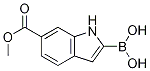 Structure of 6-(Methoxycarbonyl)indole-2-boronic acid