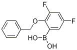 Structure of 2-(Benzyloxy)-3,5-difluorophenylboronic acid