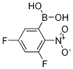 Structure of (3,5-Difluoro-2-nitrophenyl)boronic acid