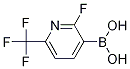 Structure of (2-Fluoro-6-(trifluoromethyl)pyridin-3-yl)boronic acid