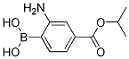 Structure of 2-Amino-4-(isopropoxycarbonyl)phenylboronic acid, HCl
