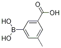 3-Carboxy-5-methylphenylboronic acid结构式
