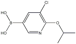 Structure of 5-Chloro-6-isopropoxypyridine-3-boronic acid