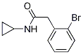 Structure of 2-(2-Bromophenyl)-N-cyclopropylacetamide