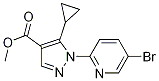 Structure of Methyl 1-(5-bromopyridin-2-yl)-5-cyclopropyl-1H-pyrazole-4-carboxylate
