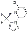 Structure of 2-CHLORO-6-(5-TRIFLUOROMETHYLPYRAZOL-1-YL)PYRIDINE 98%