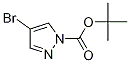 Structure of 1-Boc-4-bromopyrazole