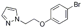 1-(2-(4-Bromophenoxy)ethyl)pyrazole结构式