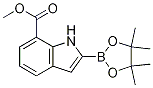 Structure of Methyl 2-(4,4,5,5-tetramethyl-1,3,2-dioxaborolan-2-yl)-1H-indole-7-carboxylate