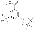 Structure of Methyl 3-(4,4,5,5-tetramethyl-1,3,2-dioxaborolan-2-yl)-5-(trifluoromethyl)benzoate
