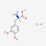 Structure of L-α-Methyl DOPA Methyl Ester Hydrochloride