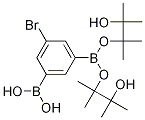 Structure of 2,2'-(5-Bromo-1,3-phenylene)bis(4,4,5,5-tetramethyl-1,3,2-dioxaborolane)