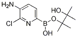Structure of 3-Amino-2-chloropyridine-6-boronic acid, pinacol ester