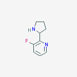 Structure of 3-FLUORO-2-(PYRROLIDIN-2-YL)PYRIDINE