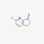 Structure of 2-chloro-5,6-dihydrocyclopenta[b]pyridin-7-one