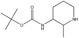 Structure of Carbamic acid, N-(4-methyl-4-piperidinyl)-, 1,1-dimethylethyl ester