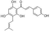 Structure of DESMETHYLXANTHOHUMOL