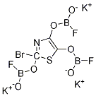 Potassium 2-bromothiazole-5-trifluoroboronate结构式