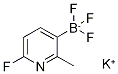Structure of Potassium 6-fluoro-2-methylpyridine-3-trifluoroborate