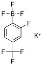 Structure of Potassium 2-fluoro-4-(trifluoromethyl)phenyltrifluoroborate