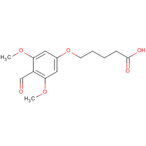 Structure of Pentanoic acid, 5-(4-formyl-3,5-dimethoxyphenoxy)-