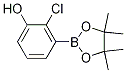 2-Chloro-3-(4,4,5,5-tetraMethyl-[1,3,2]dioxaborolan-2-yl)-phenol结构式