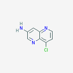 Structure of 8-chloro-1,5-Naphthyridin-3-amine