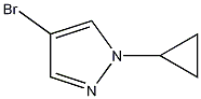 Structure of 4-bromo-1-cyclopropyl-1H-pyrazole