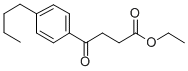 ETHYL 4-(4-N-BUTYLPHENYL)-4-OXOBUTYRATE结构式