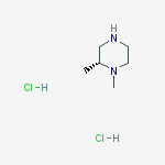 Structure of (R)-1,2-Dimethyl-piperazine dihydrochloride
