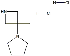 Structure of 1-(3-Methyl-3-azetidinyl)-pyrrolidine 2HCl