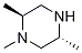 (2S,5R)-1,2,5-三甲基哌嗪结构式