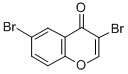 Structure of 3,6-dibromochromone