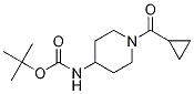 Structure of 4-Boc-Amino-1-cyclopropanecarbonylpiperidine