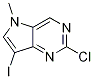 2-氯-7-碘-5-甲基-5H-吡咯并[3,2-D]嘧啶结构式