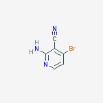 Structure of 2-Amino-4-bromo-3-pyridinecarbonitrile
