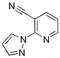 2-(1H-Pyrazol-1-yl)nicotinonitrile结构式