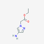 ethyl 2-(4-amino-1H-pyrazol-1-yl)acetate结构式
