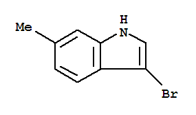 3-溴-6-甲基吲哚结构式