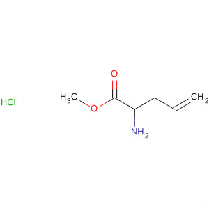 4-Pentenoic acid, 2-amino-, methyl ester, hydrochloride结构式