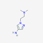 1-[2-(Dimethylamino)ethyl]-1H-pyrazol-4-amine结构式