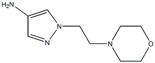 Structure of 1-(2-Morpholin-4-yl-ethyl)-1H-pyrazol-4-ylaMine