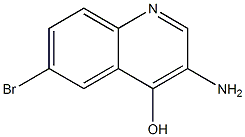 Structure of 6-BroMo-3-AMino-4-quinolinol
