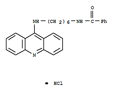 N-[6-(acridin-9-ylamino)hexyl]benzamide hydrochloride (1:1)