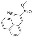 METHYL-ALPHA-CYANO-BETA-(1-NAPHTHYL)ACRYLATE结构式