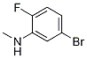 Structure of 5-Bromo-2-fluoro-N-methylaniline